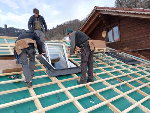 Einbau Dachfenster